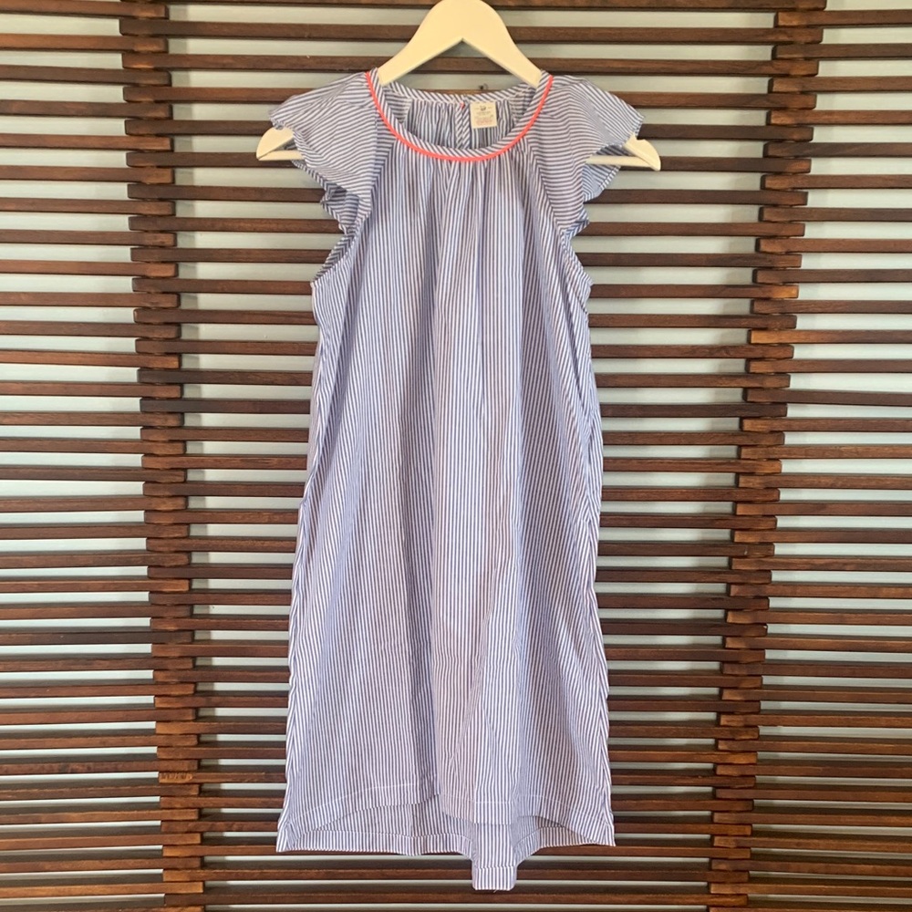 Crewcuts Blue and White Striped Gown